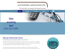 Tablet Screenshot of accountingassociateslimited.com